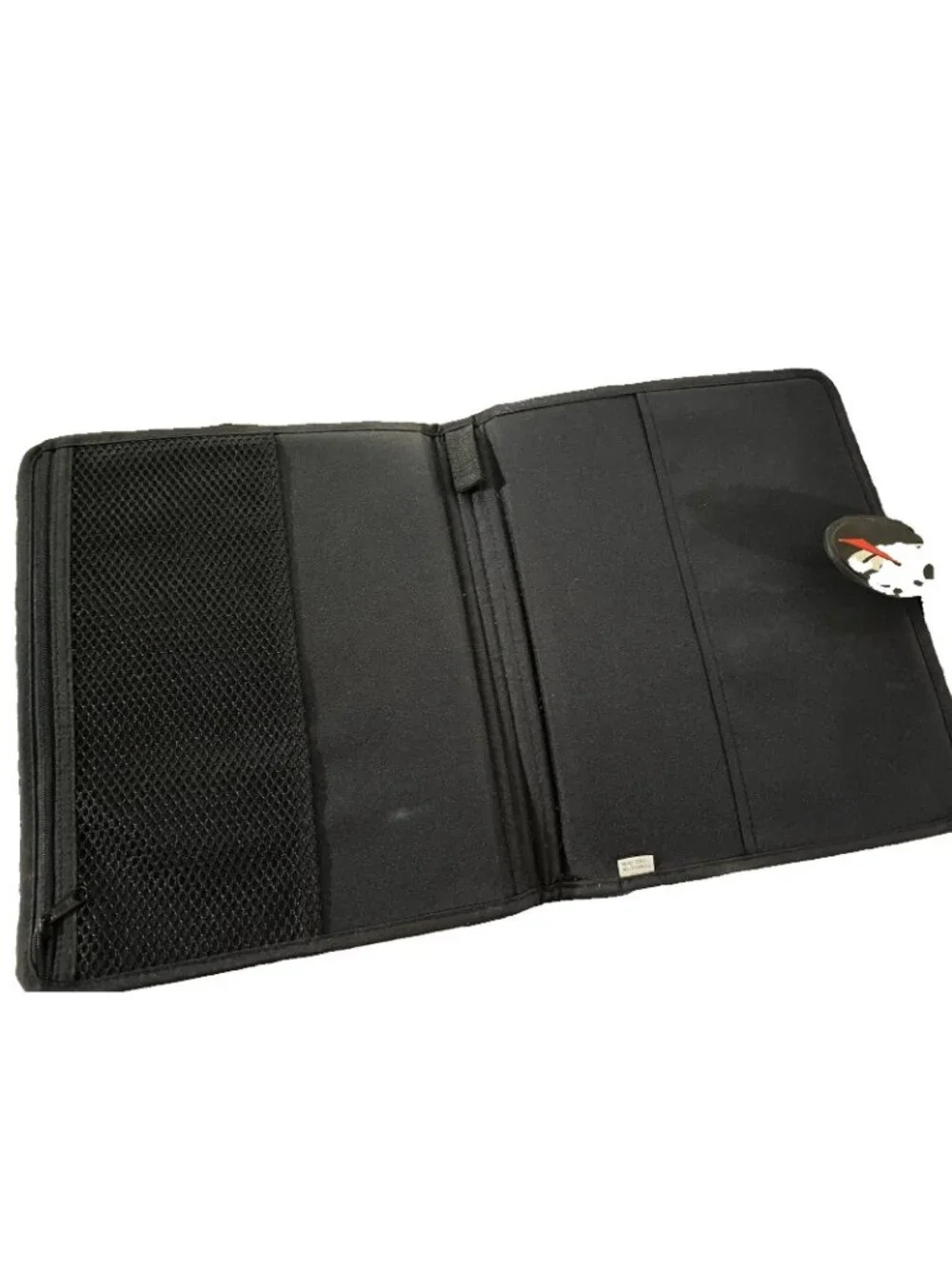 Reebok Mead Folio Folder Trapper Binder Vintage 90s Black With Logo Paper Keeper